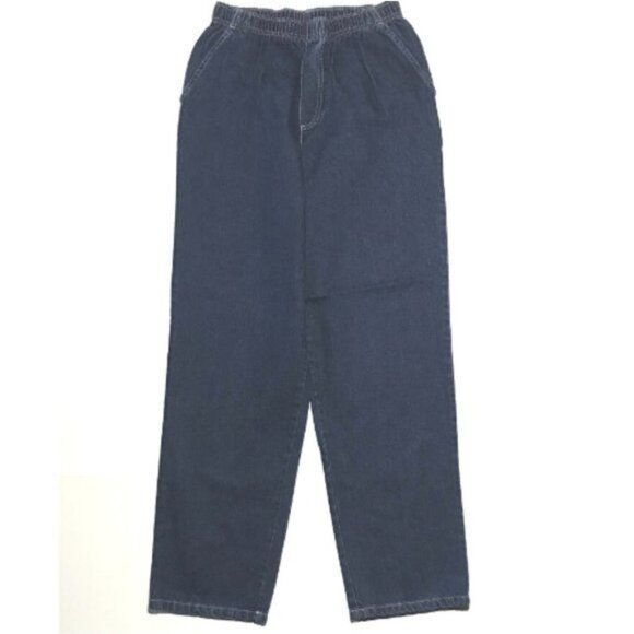 White Stag Women's Jeans Dark Wash Elastic Waist Size 8 - Picture 2 of 7